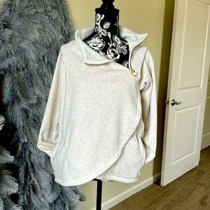 Athleta cozy karma asym pullover